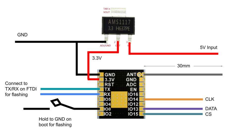 ESP01f Wiring