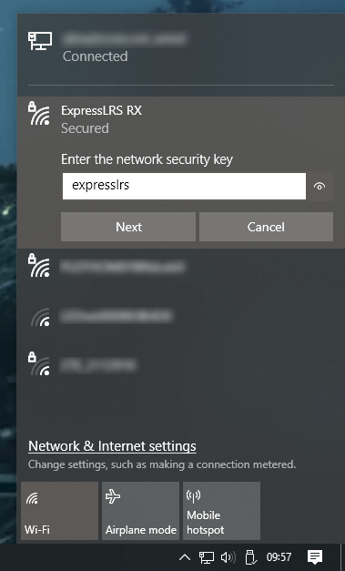 ExpressLRS RX Hotspot