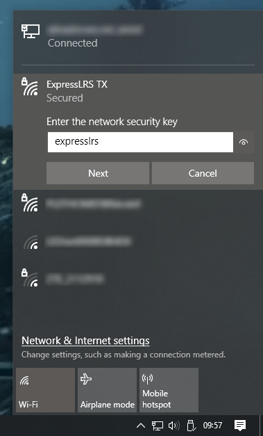 ExpressLRS TX Hotspot