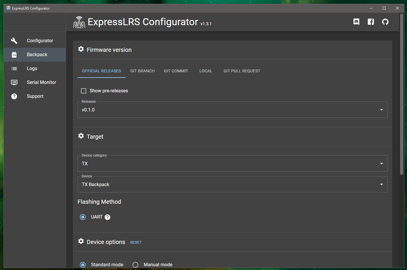 Backpack Configurator