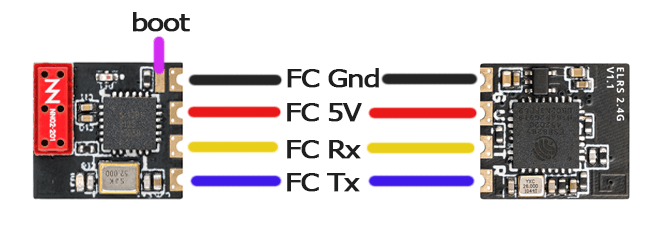 BetaFPV RX Lite connection