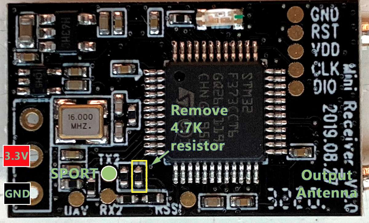 FR Mini RX as TX Wiring