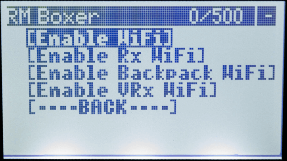 WiFi Connectivity Settings BW